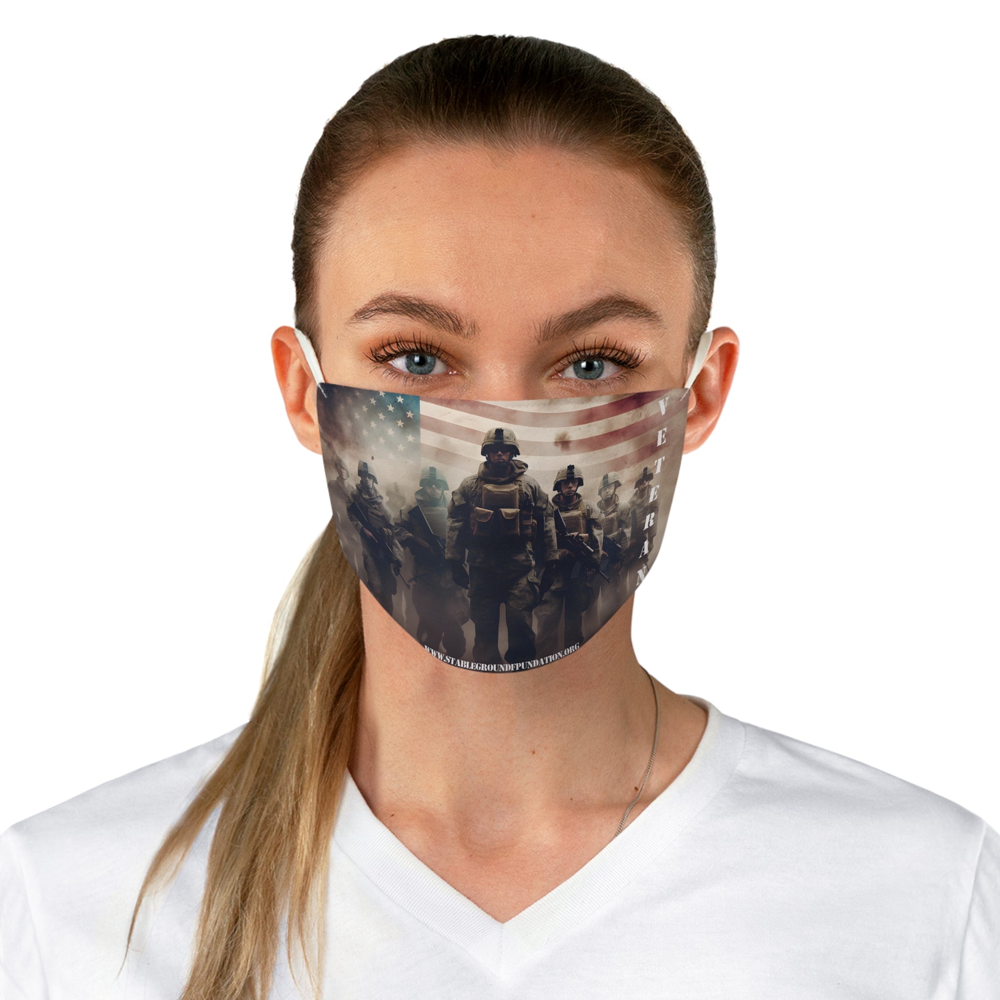 Marching Heroes – American Veteran Pride Face Mask