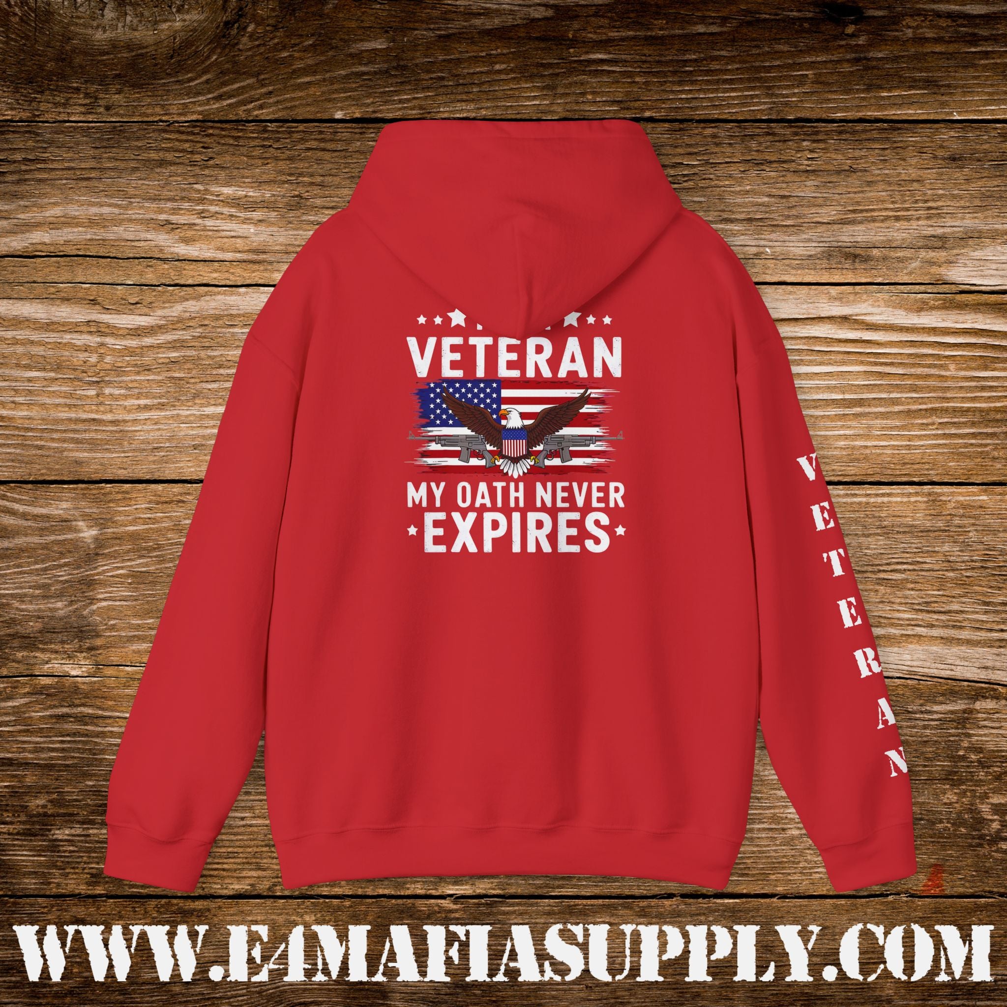 Copy of “Army Veteran Flag” Military Pride Hoodie