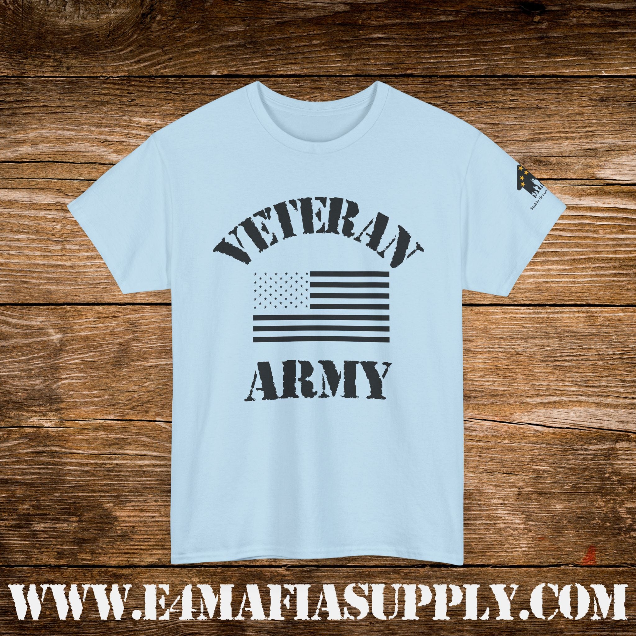 Army Veteran Flag T-Shirt