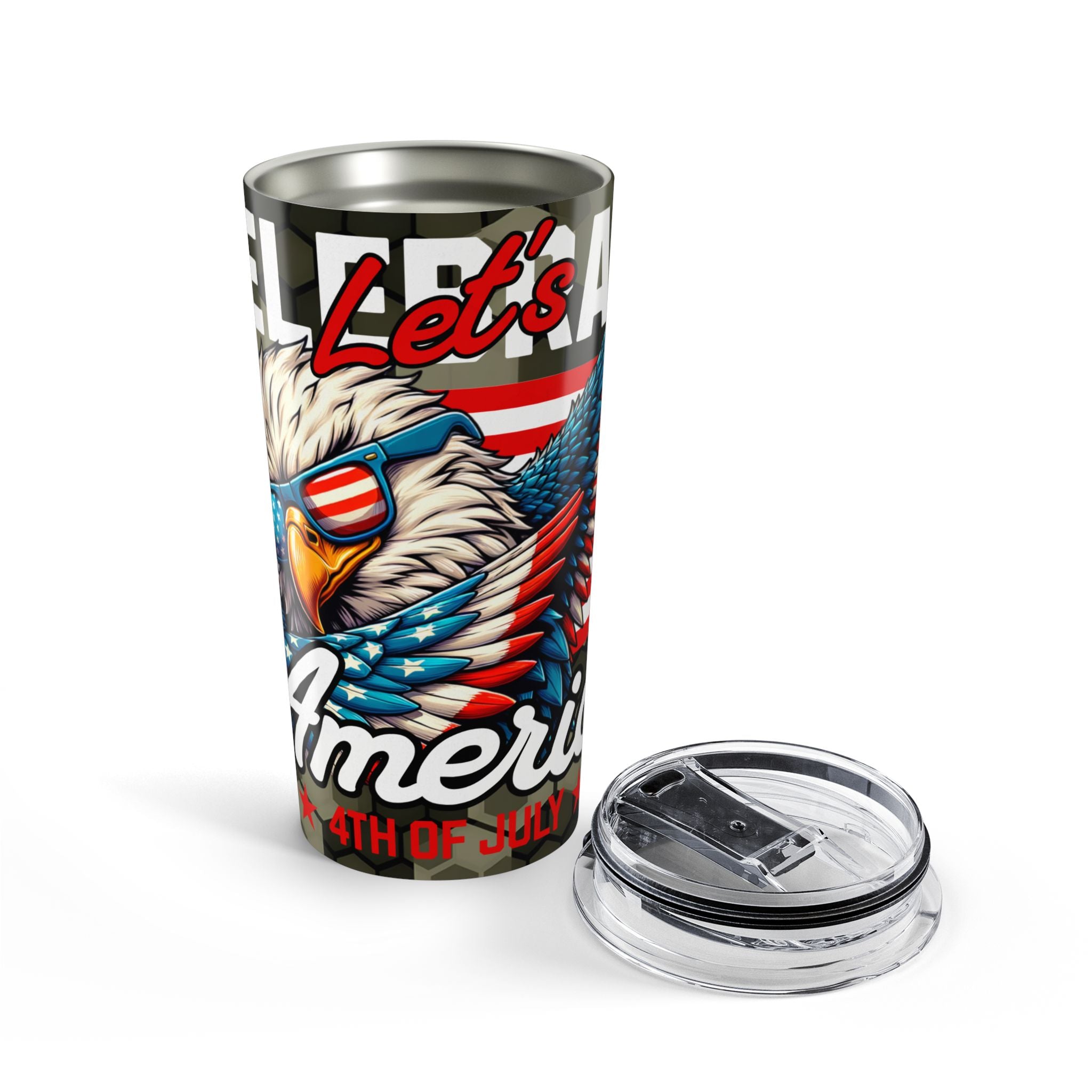 Let’s Go America — Patriotic Eagle Tumbler That Screams Freedom (and Coffee)