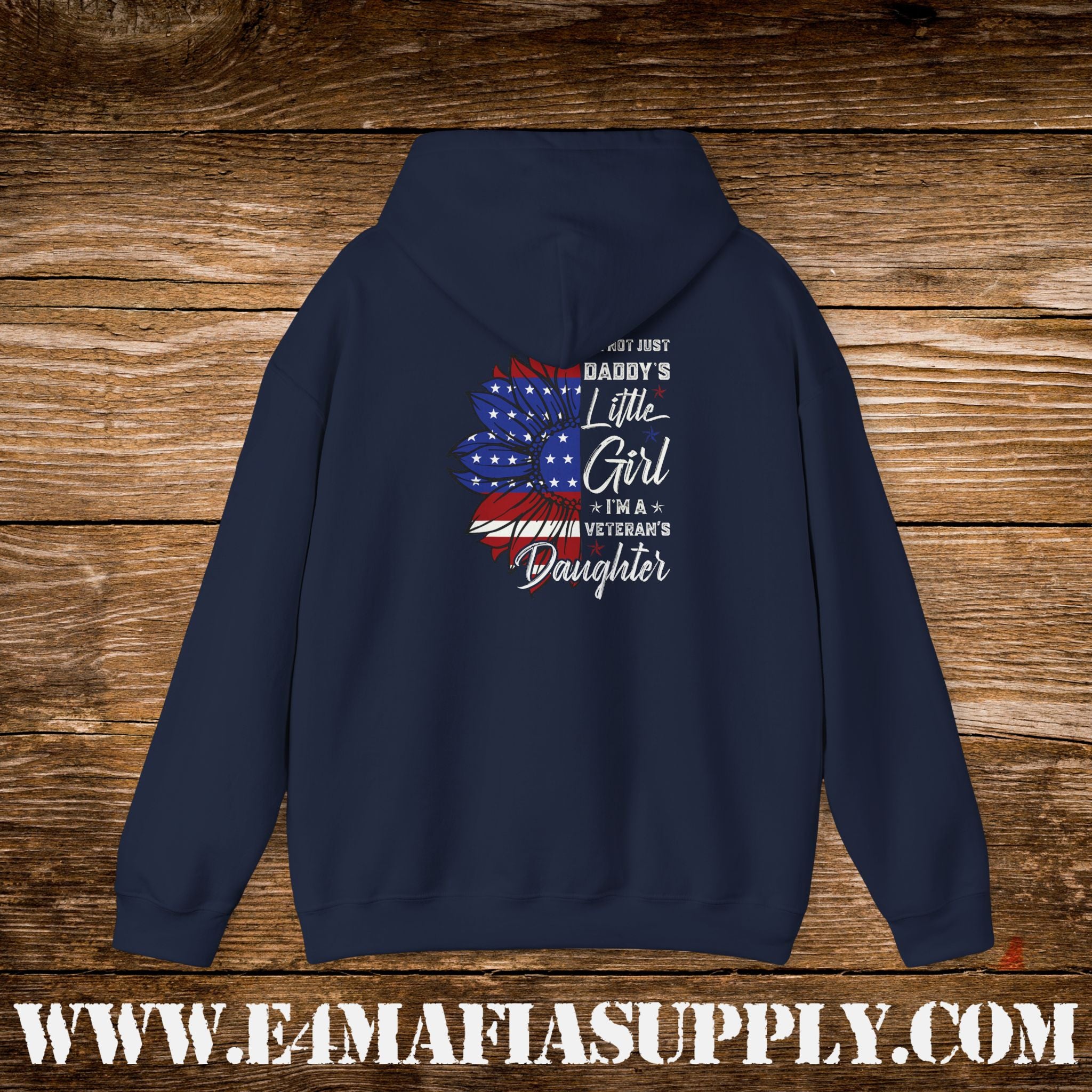 Daddy’s Little Girl I’m a Veteran’s Daughter Hoodie