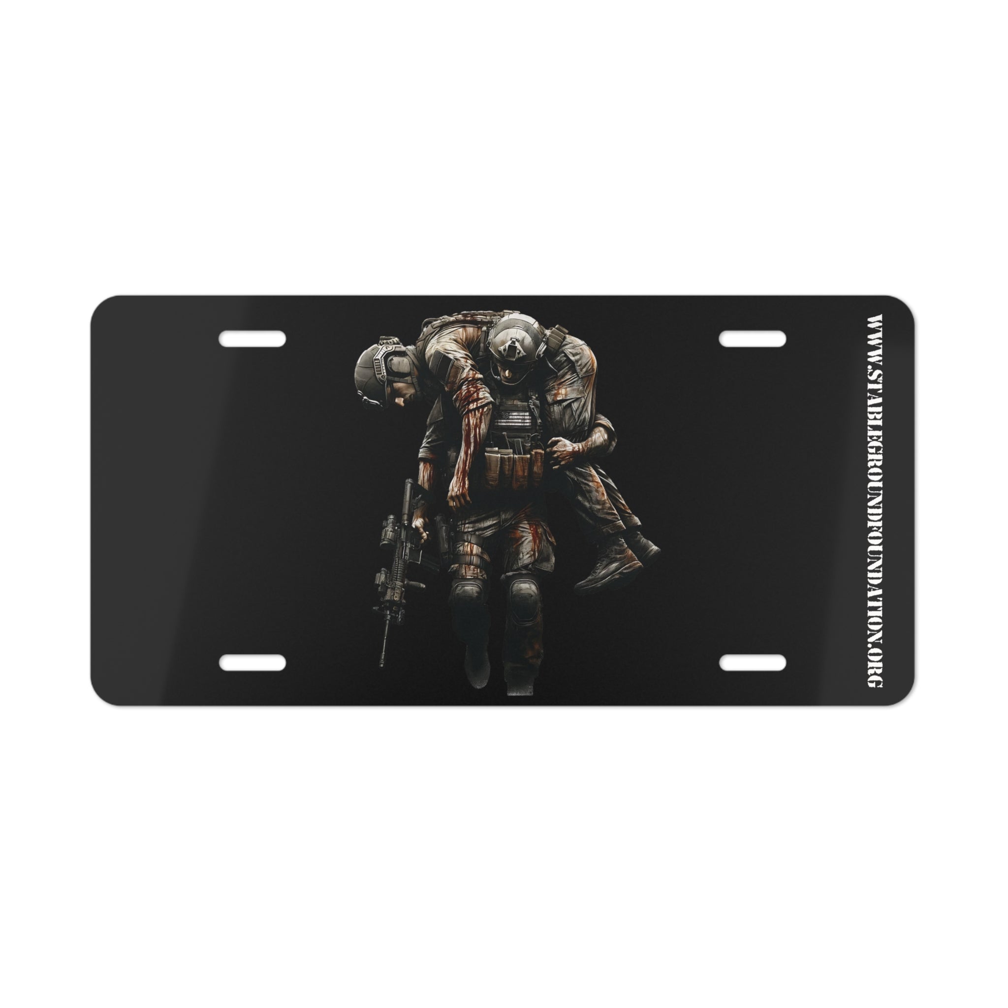 Brotherhood in Battle Veteran License Plate – A Tribute to Sacrifice and Honor