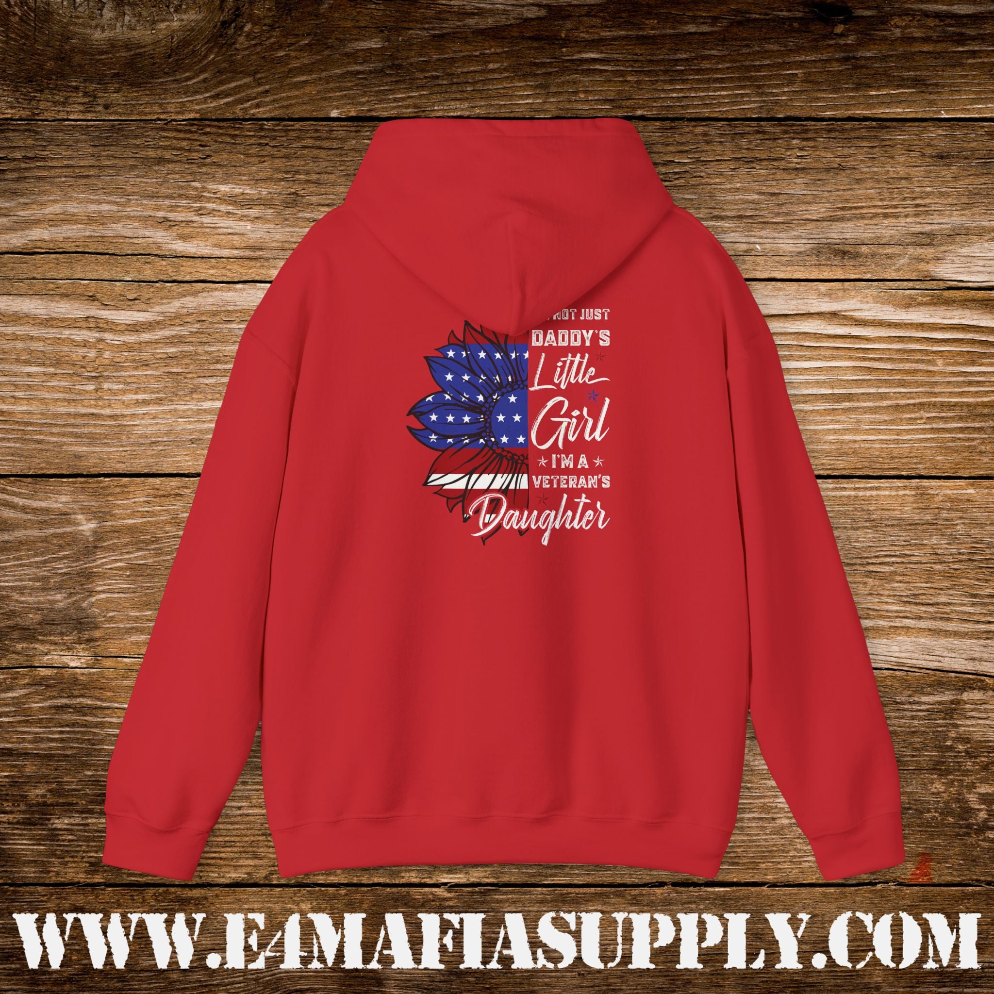 Daddy’s Little Girl I’m a Veteran’s Daughter Hoodie