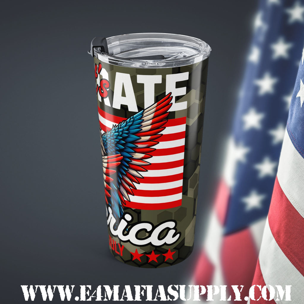Let’s Go America — Patriotic Eagle Tumbler That Screams Freedom (and Coffee)