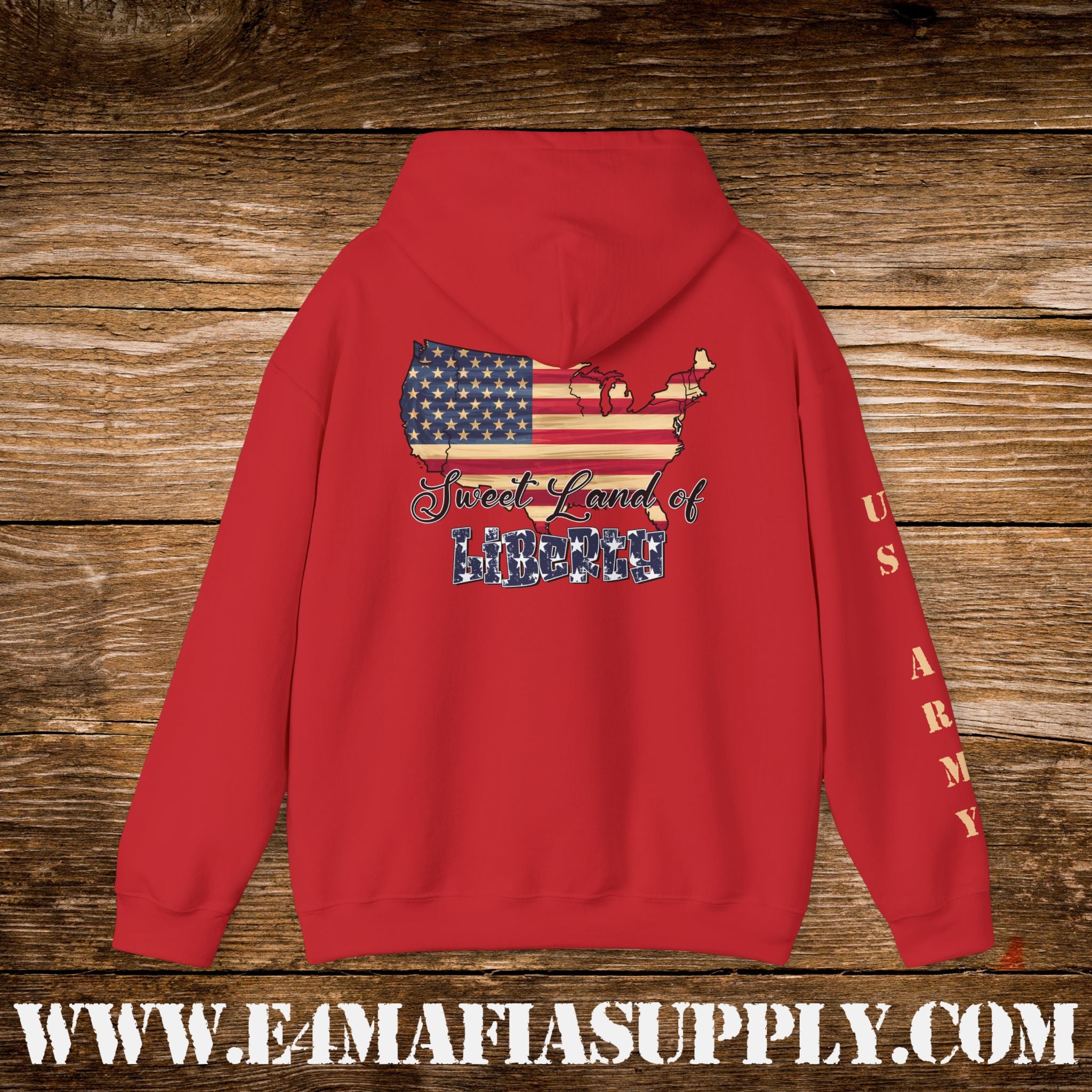 Land of the Free, Home of the Brave – US Army Hoodie