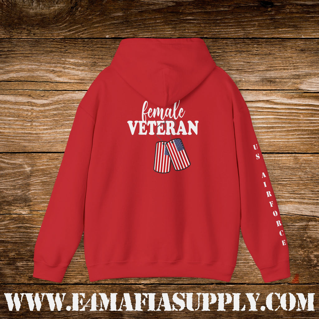Female Veteran US Air Force Hoodie