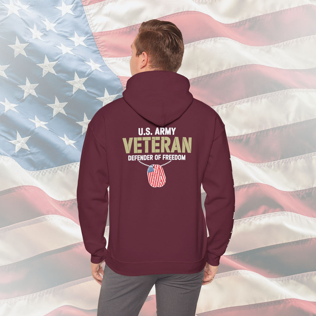 U.S. Army Veteran – Defender of Freedom Hoodie