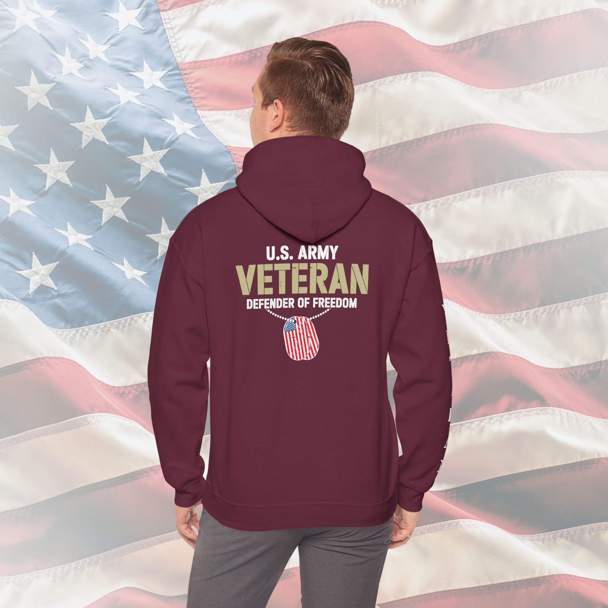 U.S. Army Veteran – Defender of Freedom Hoodie