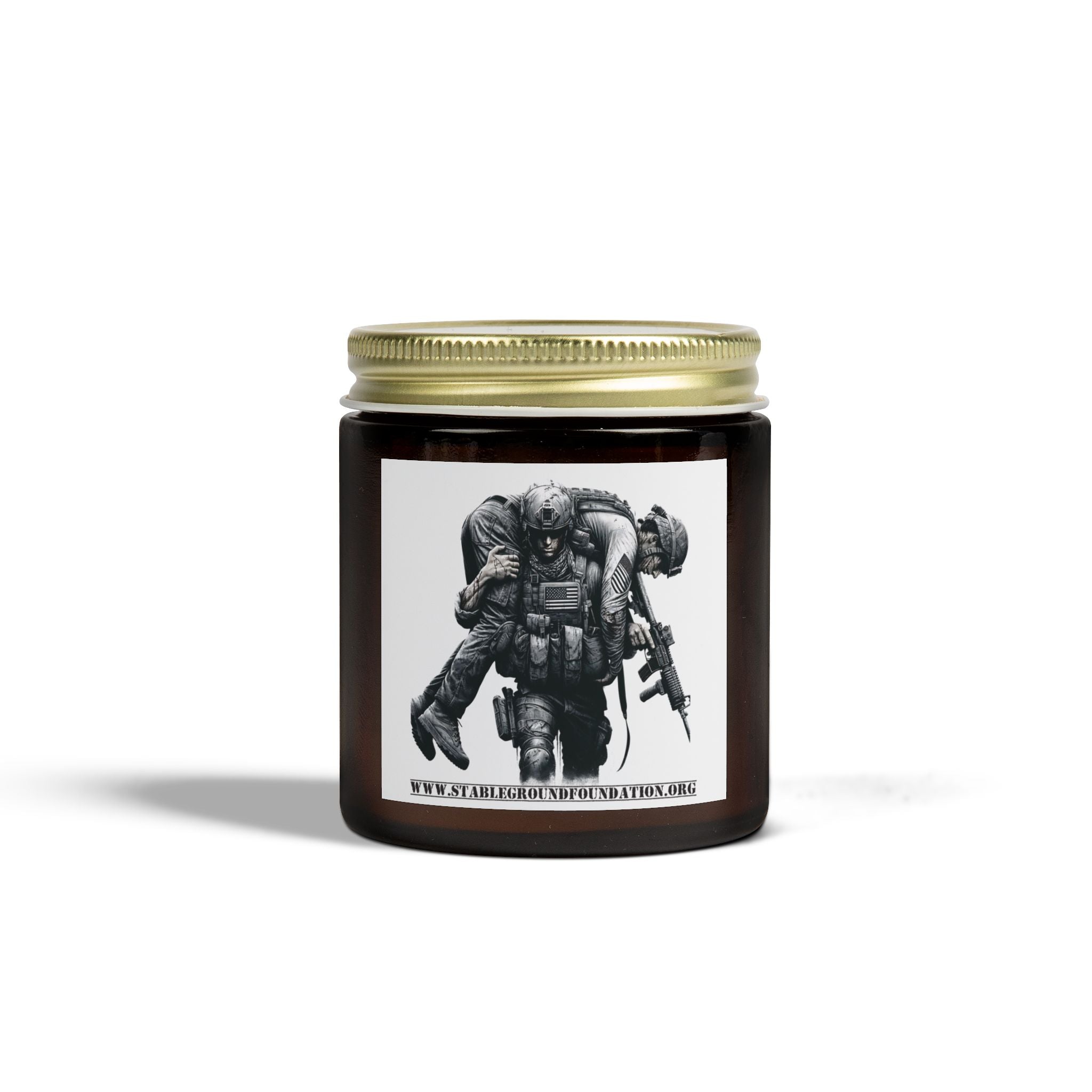Brothers in Arms Candle – Honoring the Fallen, Supporting the Living