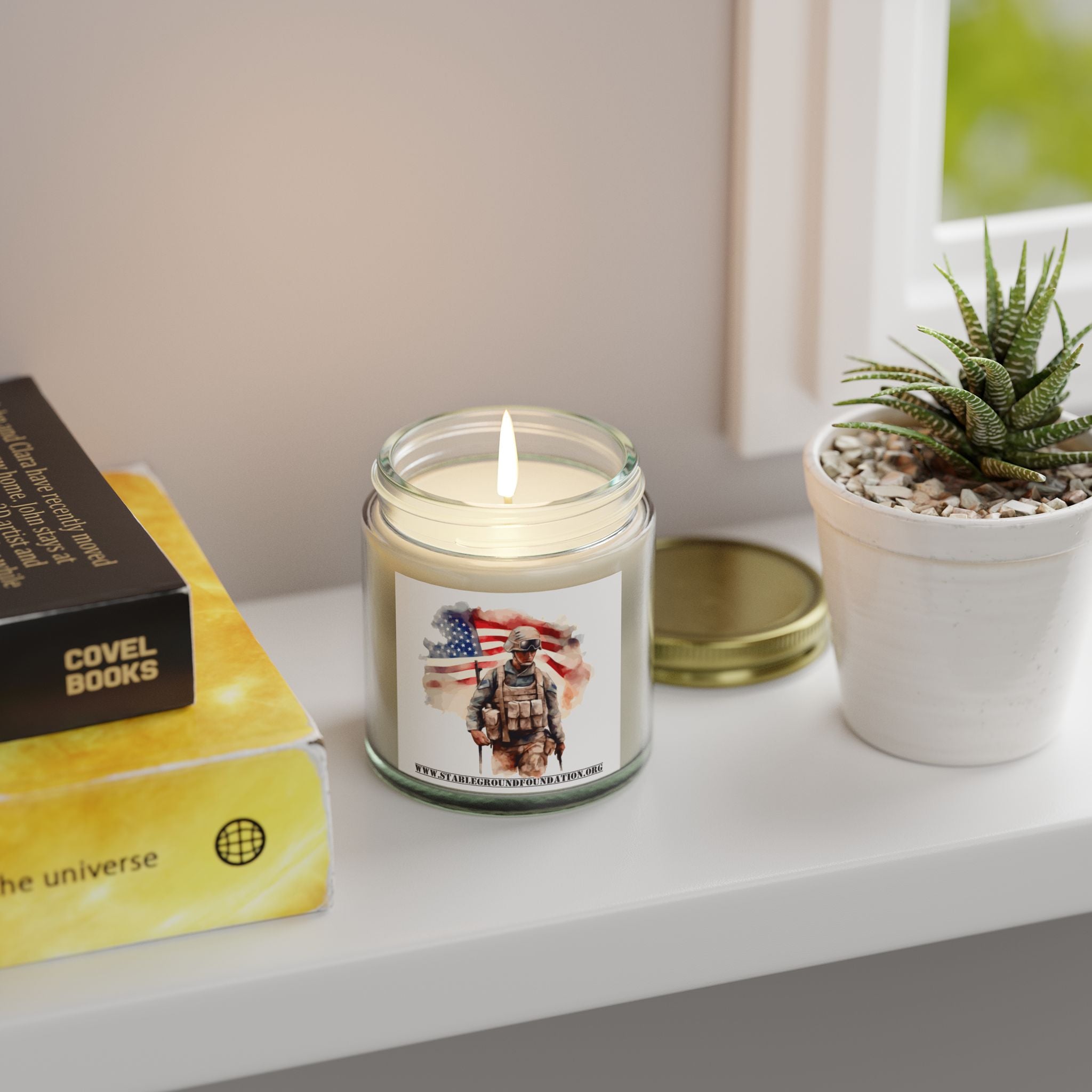 American Soldier Candle – Standing for Freedom and Honor