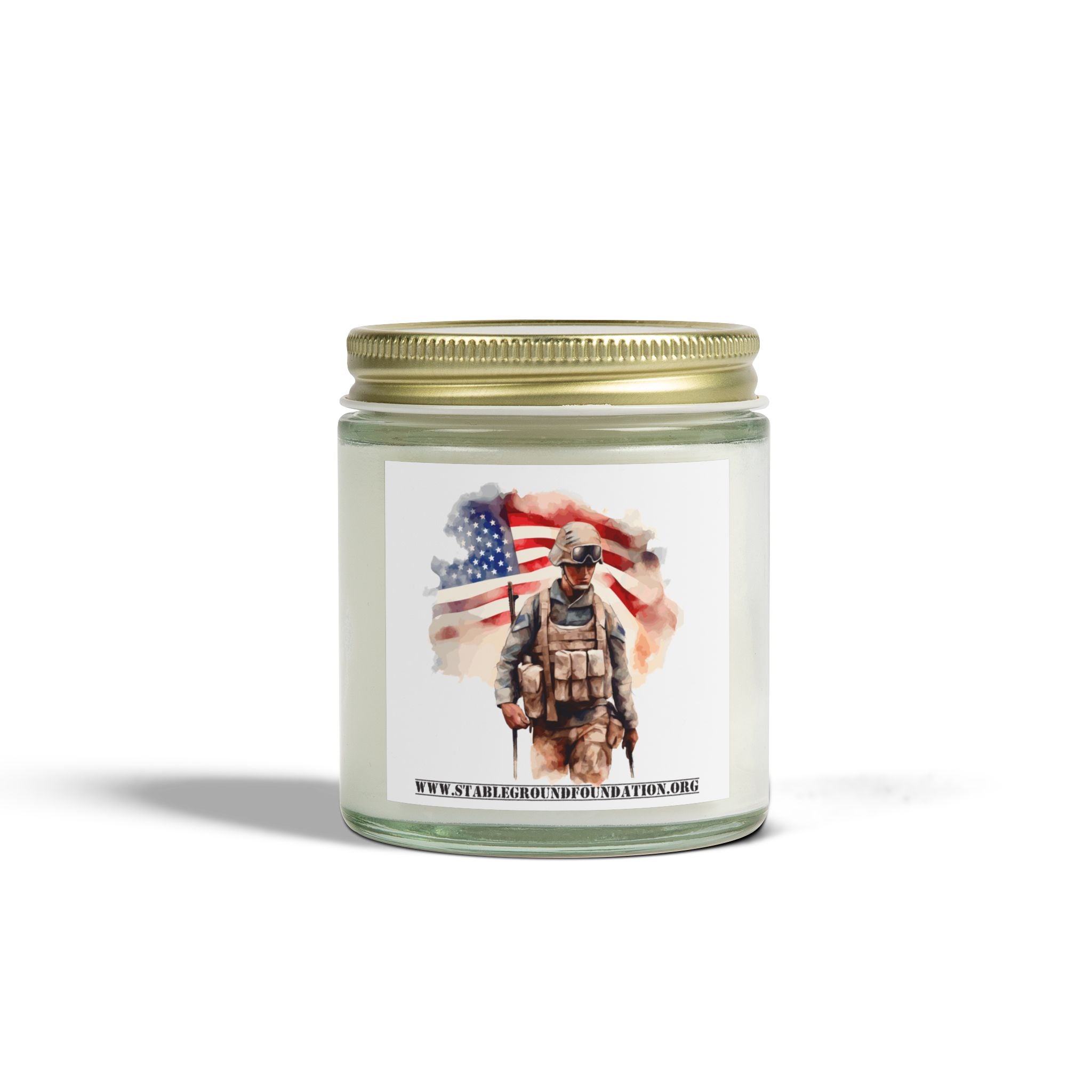 American Soldier Candle – Standing for Freedom and Honor