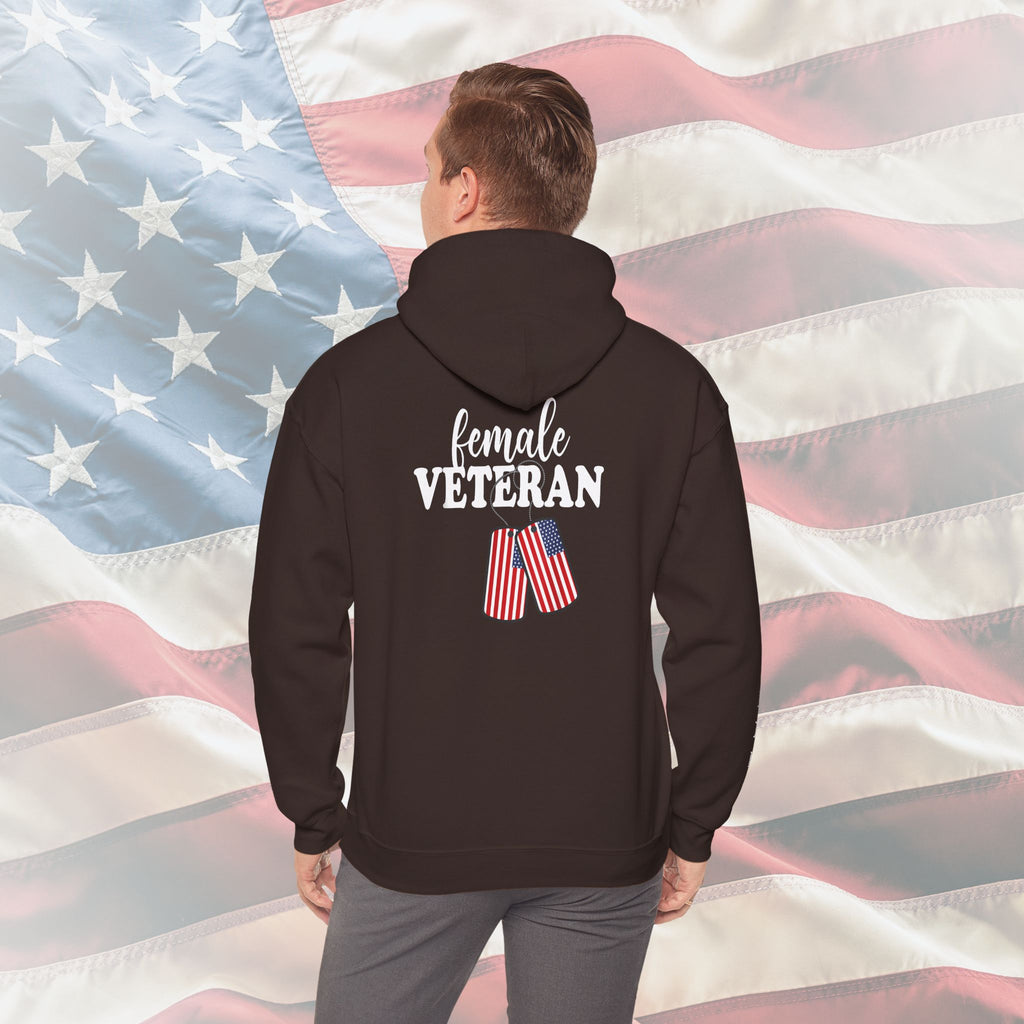 Female Veteran US Marines Hoodie