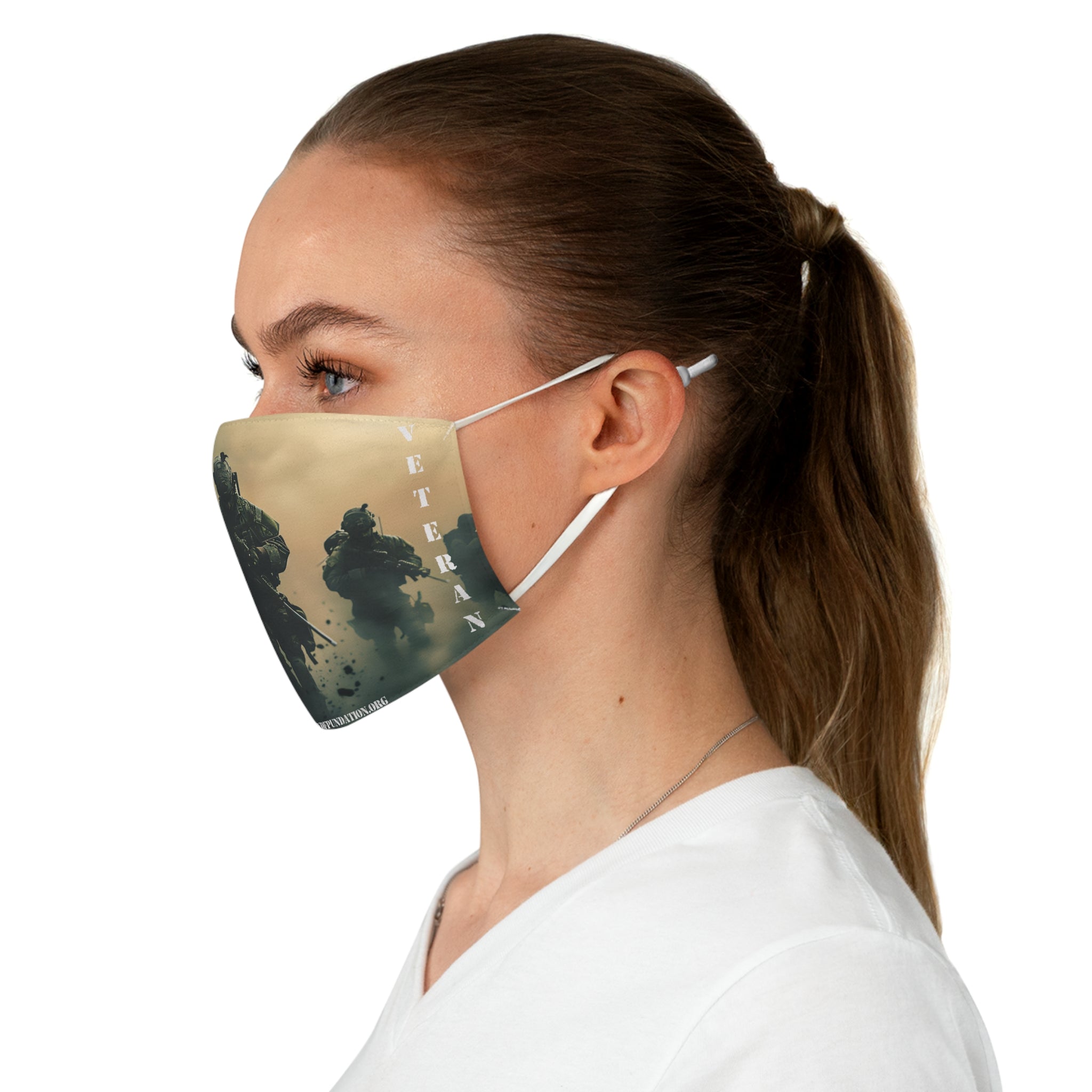Battlefield Honor – Patriotic Veteran Soldiers Face Mask