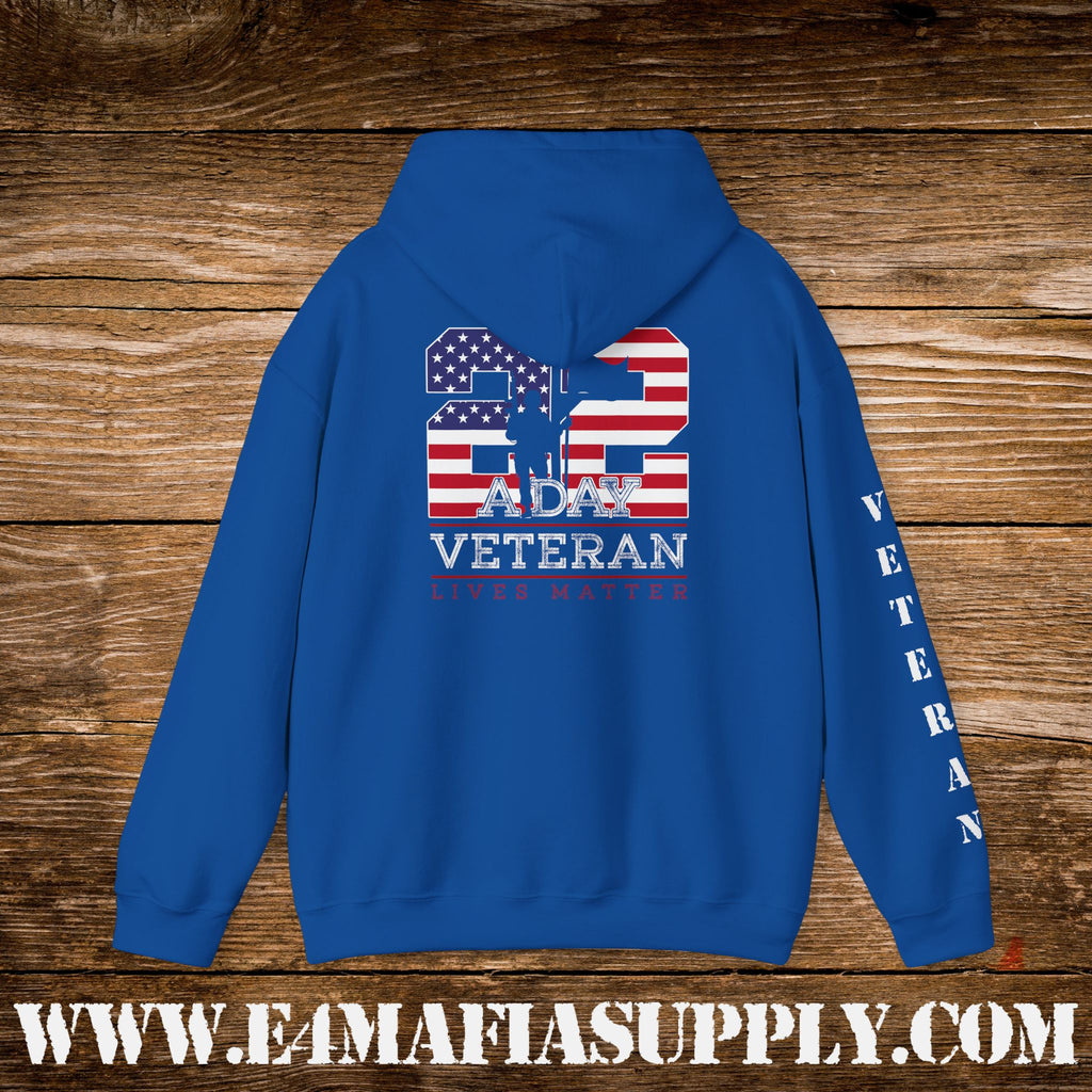 22 A Day Veteran Lives Matter Hoodie
