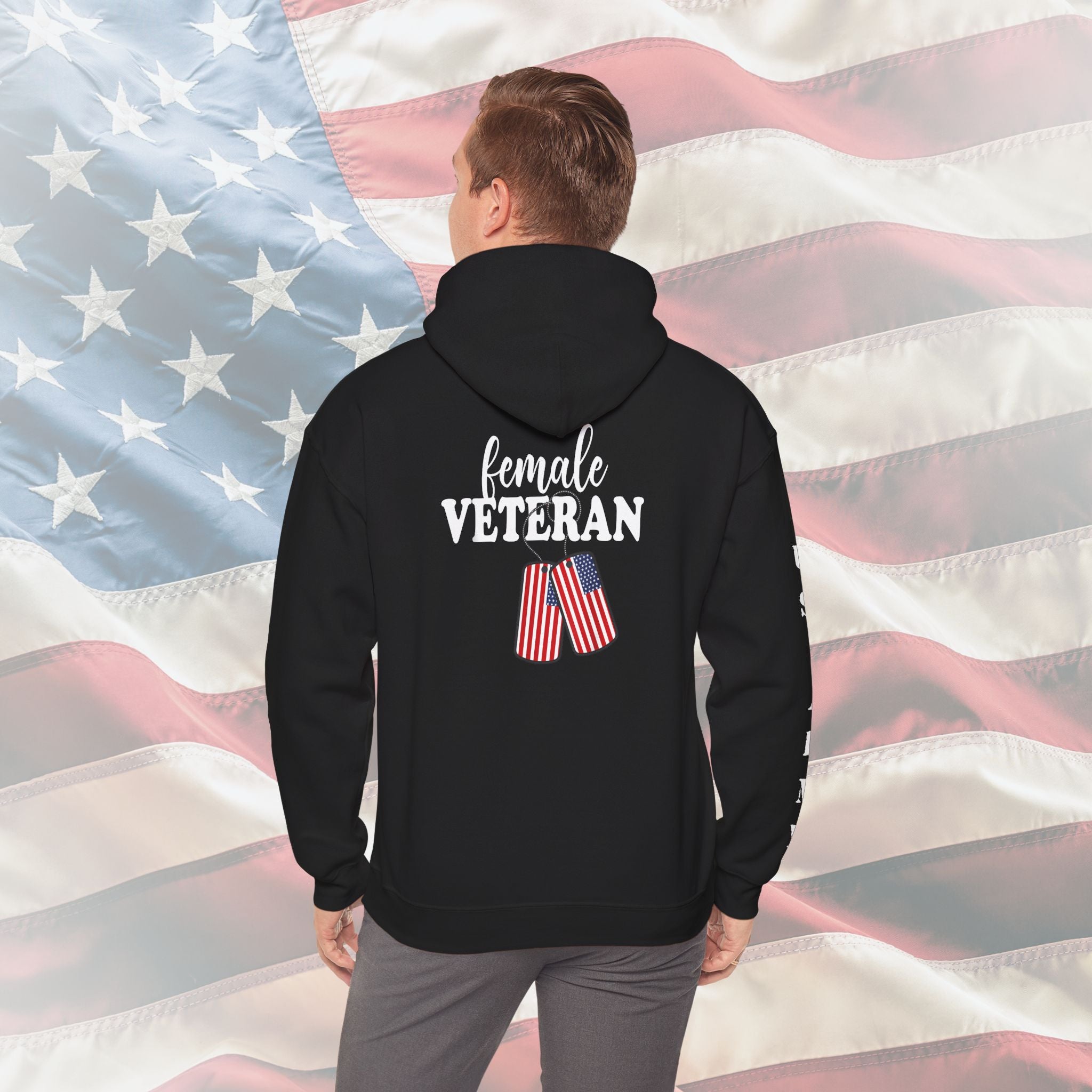 Female Veteran US Army Hoodie