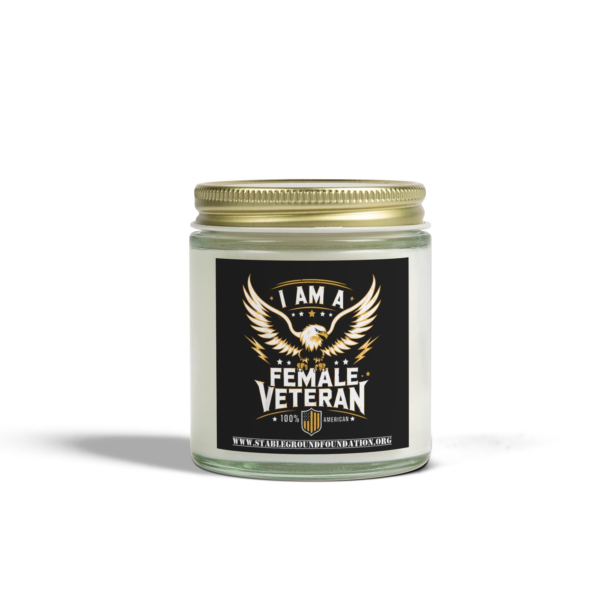 I Am a Female Veteran Candle – Strength, Pride, and American Spirit in Every Flame