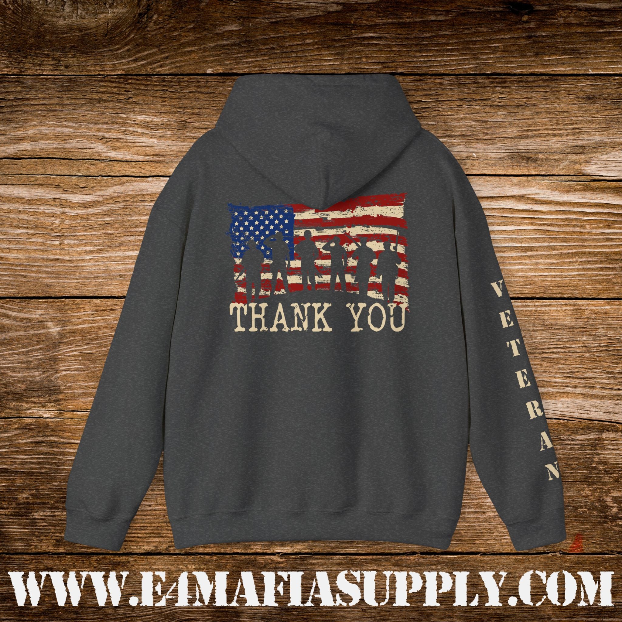 Military Thank You Patriotic Veteran Hoodie