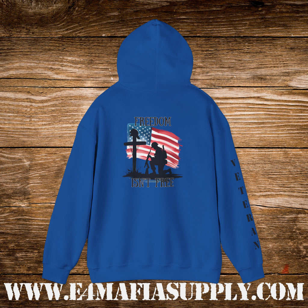“Freedom Isn’t Free” Patriotic Veteran Memorial Hoodie