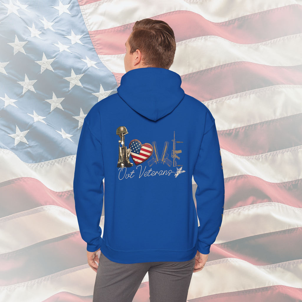 Love Our Veterans US Navy Hoodie