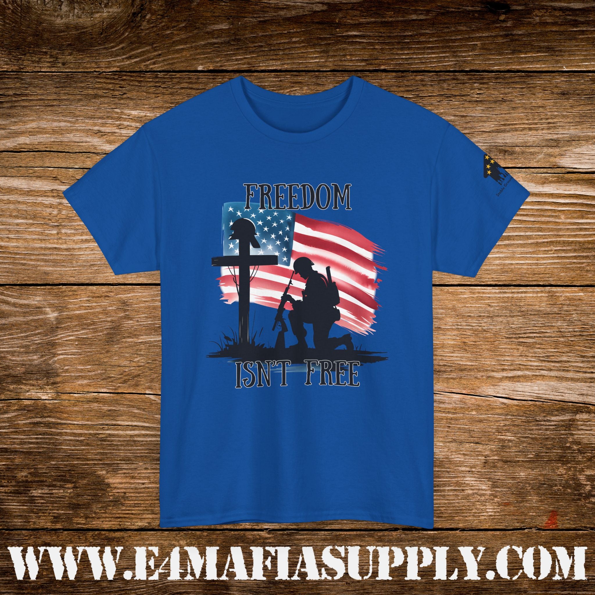 “Freedom Isn’t Free” – Patriotic Fallen Soldier Memorial T-Shirt