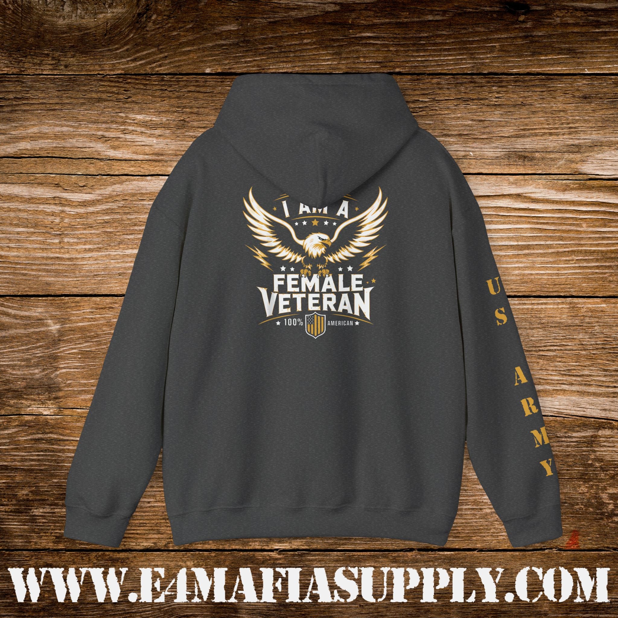 I Am a Female Veteran US Army Hoodie