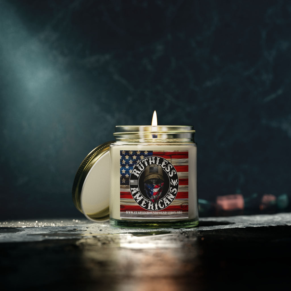 Ruthless American Candle | Bold Patriotic Gift for Veterans & Proud Patriots