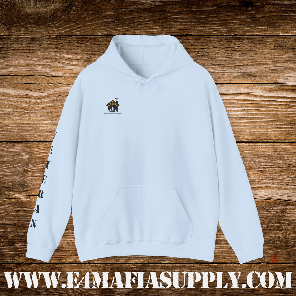 “Here’s to the Ones That Didn’t Make It Home” Patriotic Veteran Memorial Hoodie