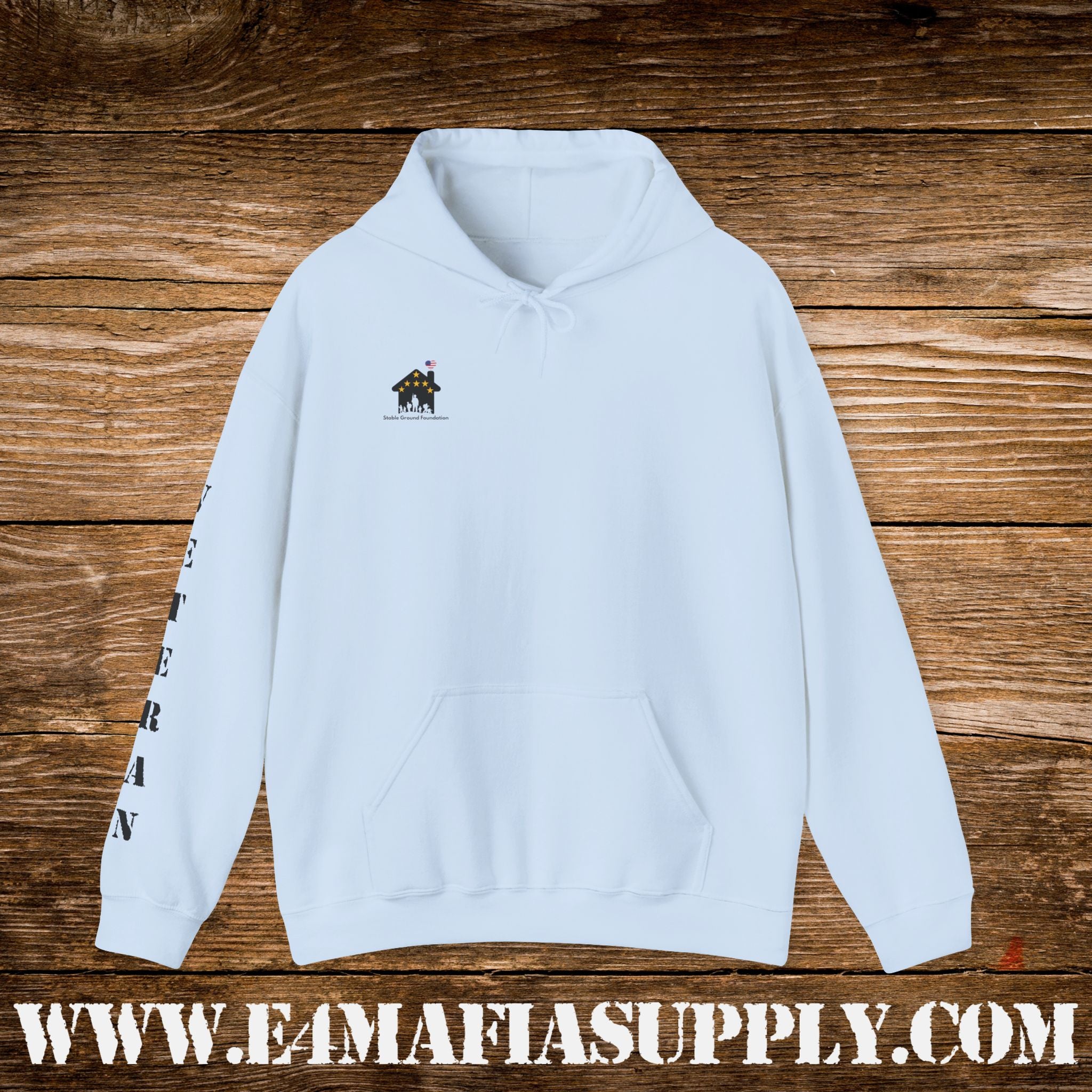 “Here’s to the Ones That Didn’t Make It Home” Patriotic Veteran Memorial Hoodie