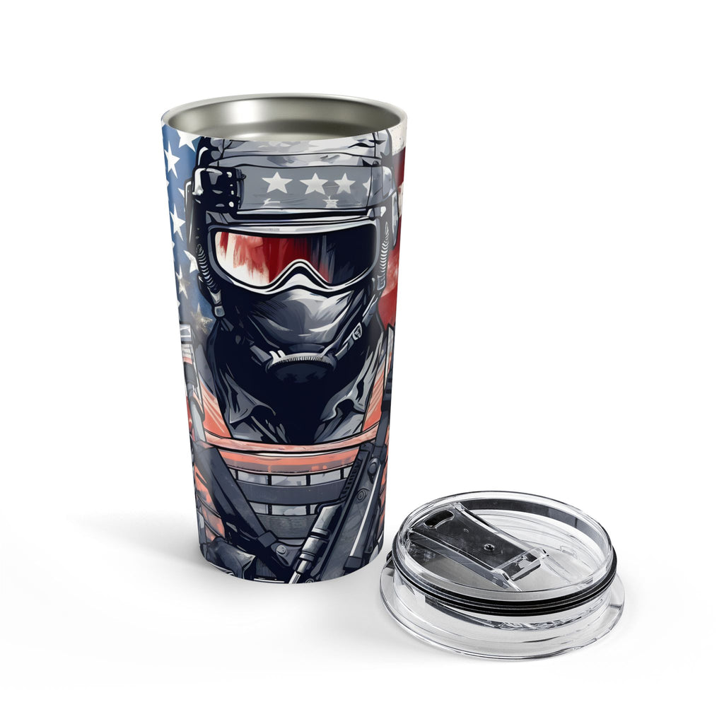 American Operator — Patriotic Tactical Tumbler for the Fearless and Focused