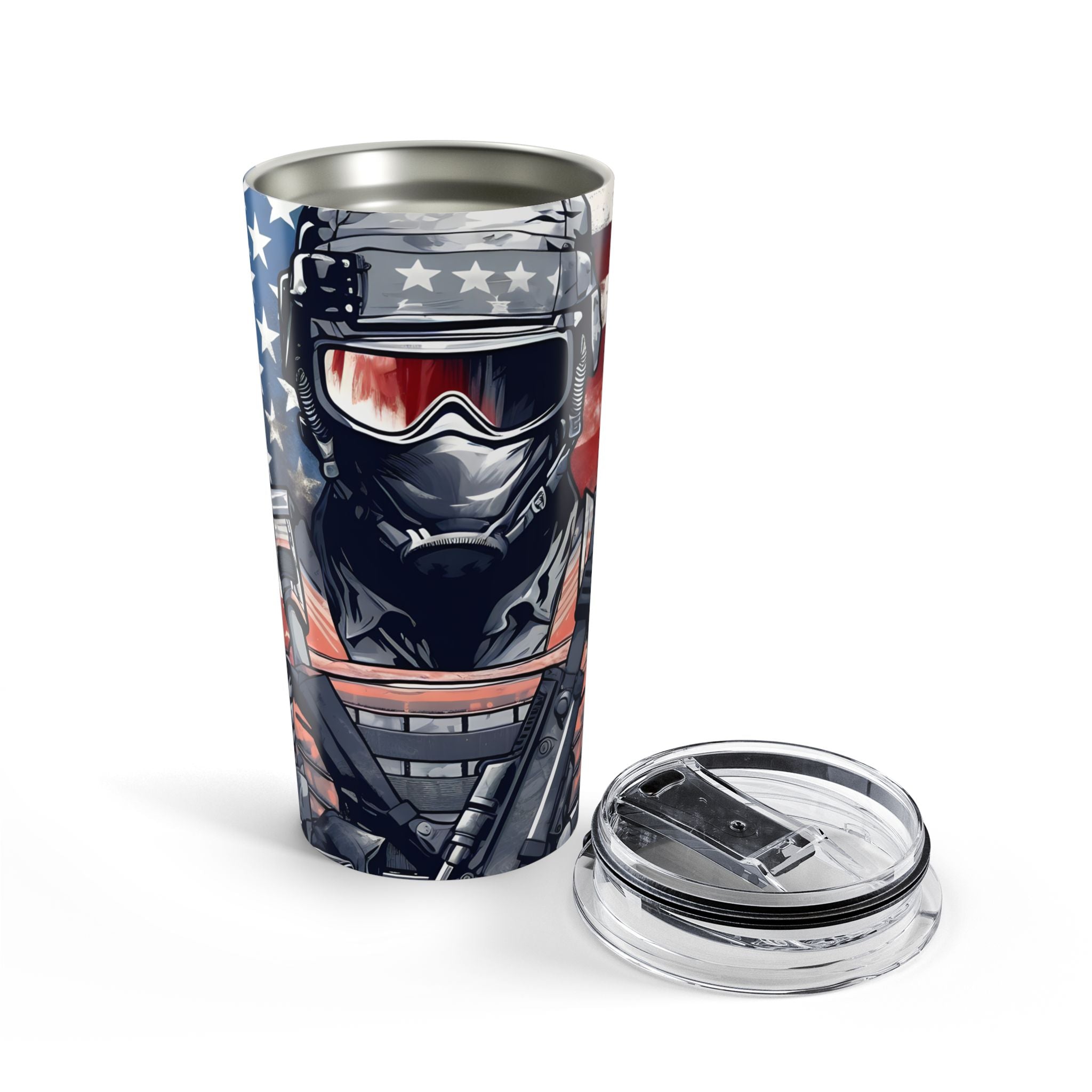 American Operator — Patriotic Tactical Tumbler for the Fearless and Focused