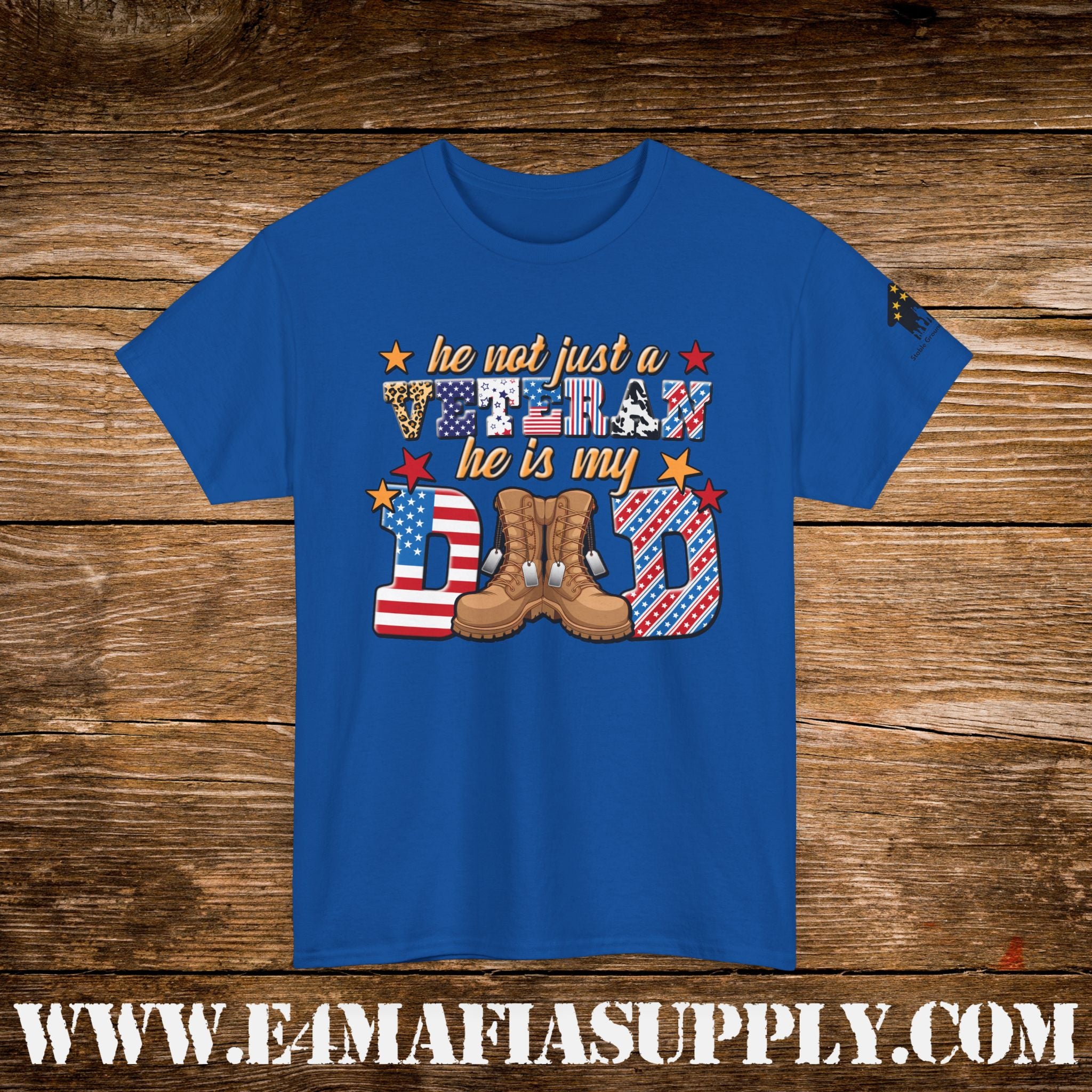 “He Was Not Just a Veteran – He Is My Dad” – Patriotic Military Family T-Shirt