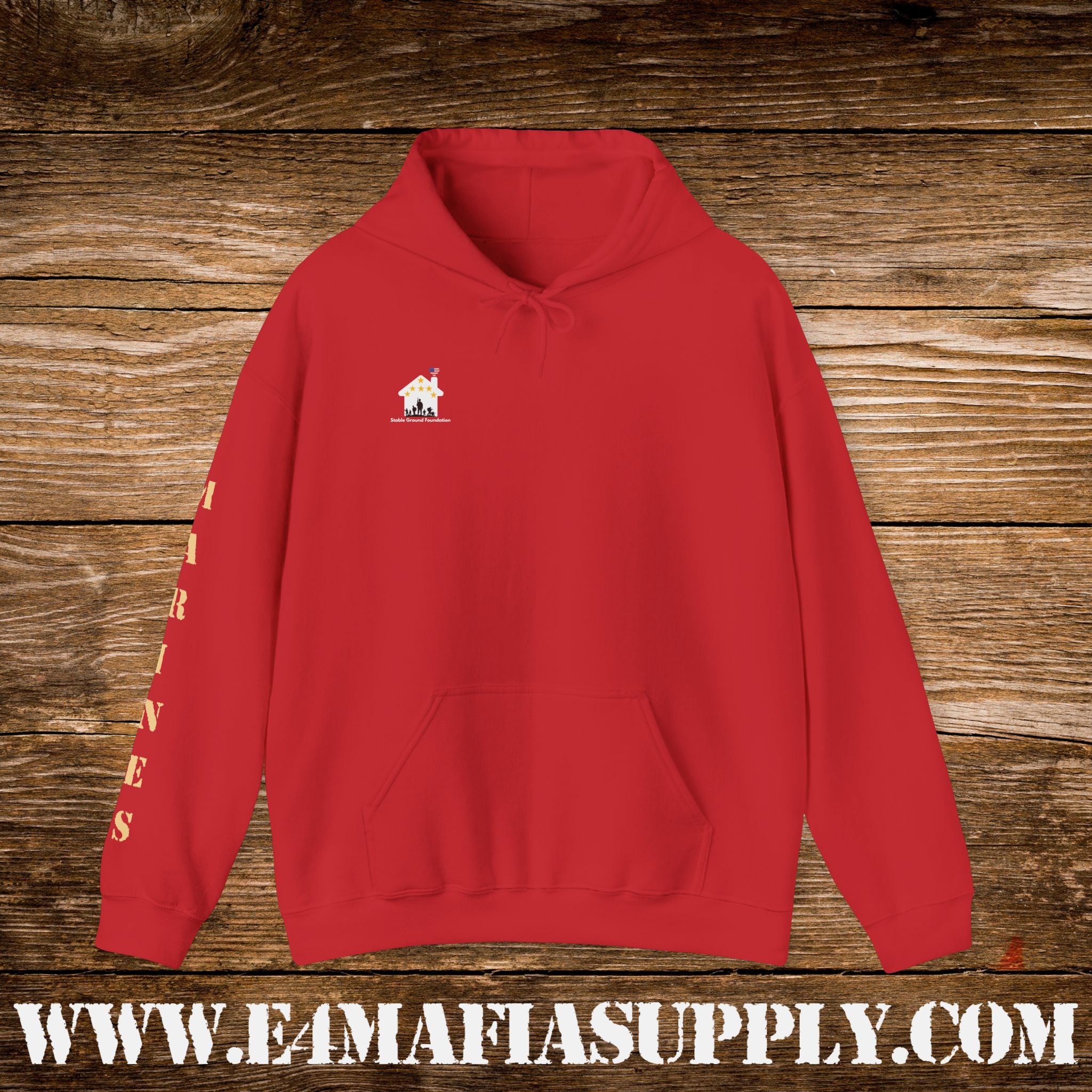 “USMC Veteran Flag” Military Pride Hoodie
