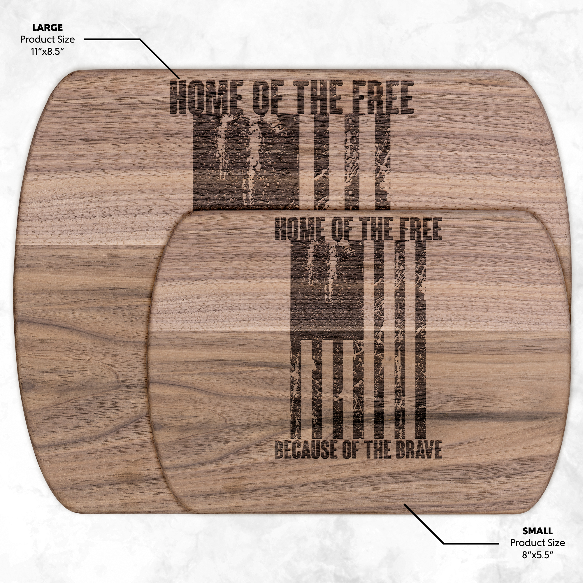 Home_of_the_Free_Veteran_Cutting_Board__Dark_H_Size_Options_Mockup.png