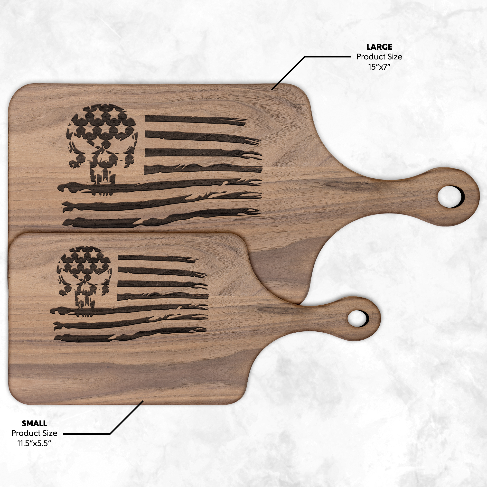 Punisher_Veteran_Cutting_Board__Ameri_Dark_Handle_H_Size_Options_Mockup.png